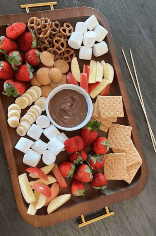 Chocolate fondue station