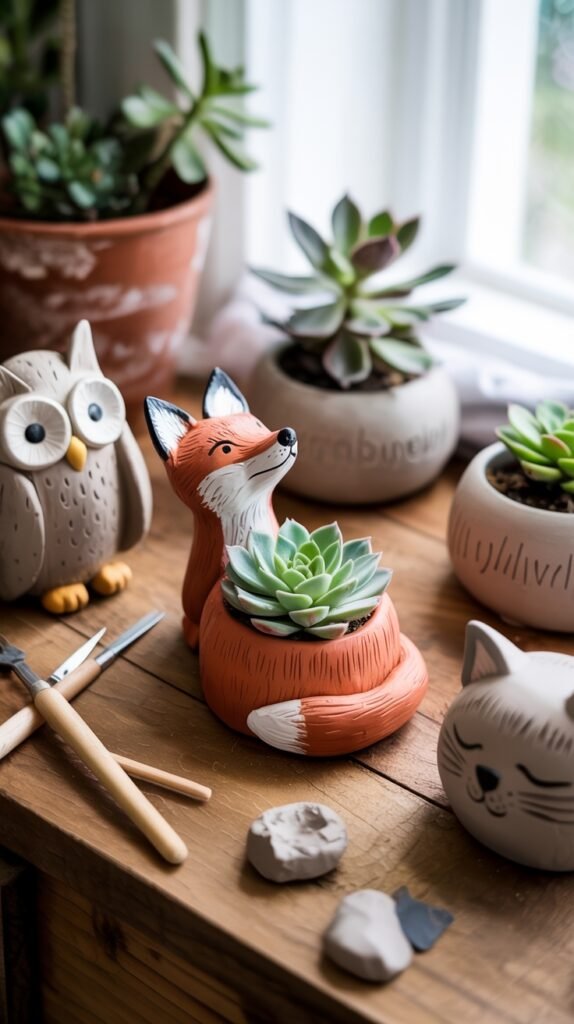 Miniature Animal Planters