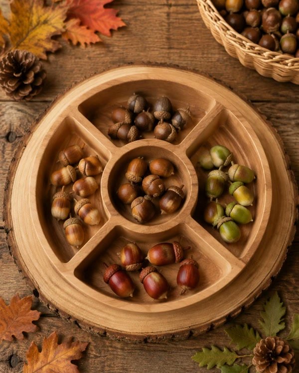Acorn Color Wheel Tray