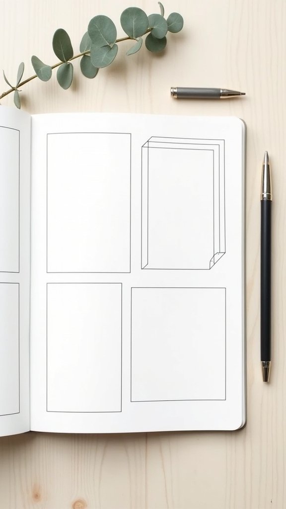 Minimalist Box Outlines