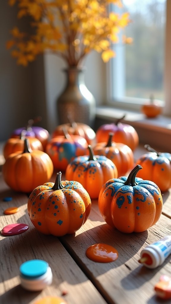 Puffy Paint Pumpkin Creations