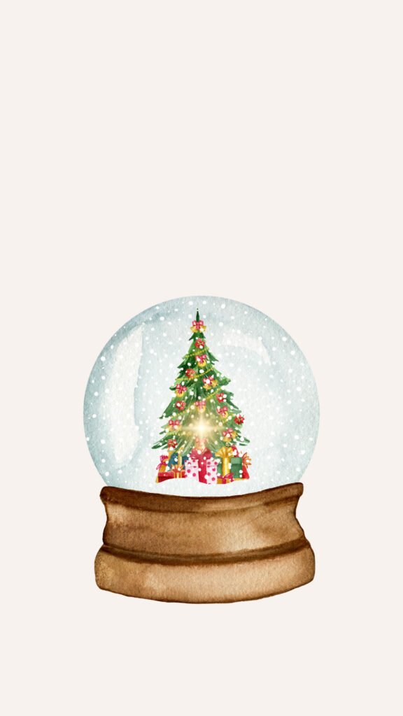 Snow Globe Christmas Tree