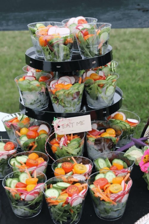 Fresh salad bowls