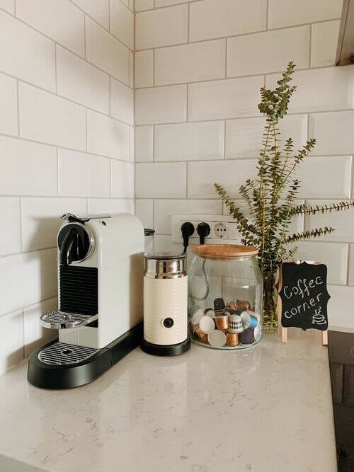 Simple coffee nook