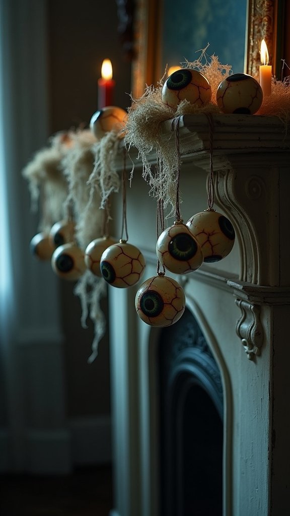 Eyeball Garlands for Mantels and Doorways