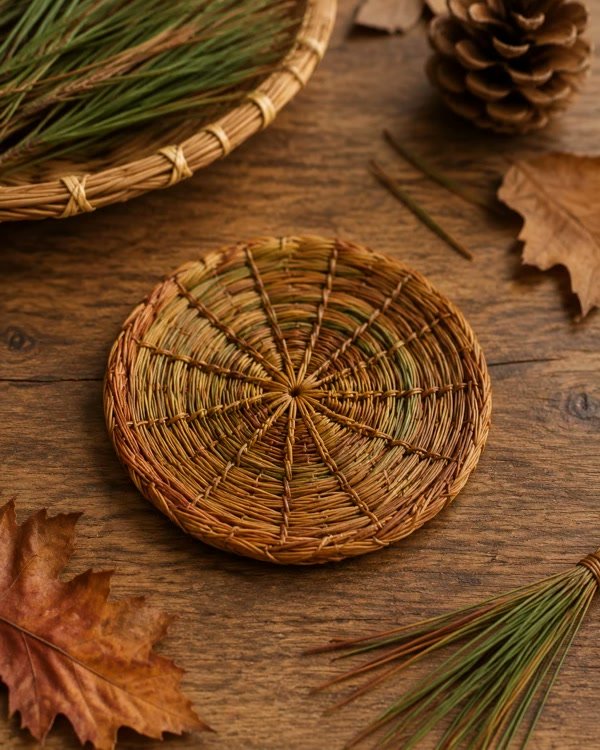 Natural Woven Coaster
