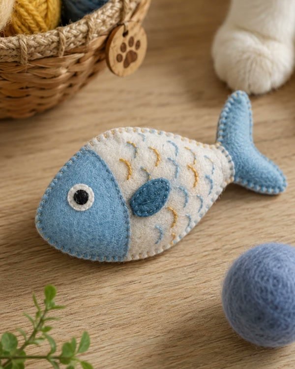 Sweet Felt Fish Plushie