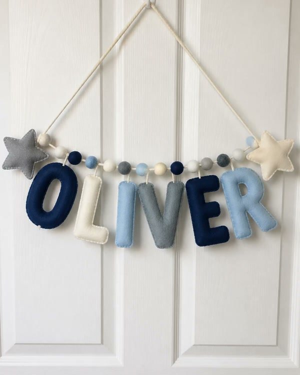 Sweet Felt Name Garland